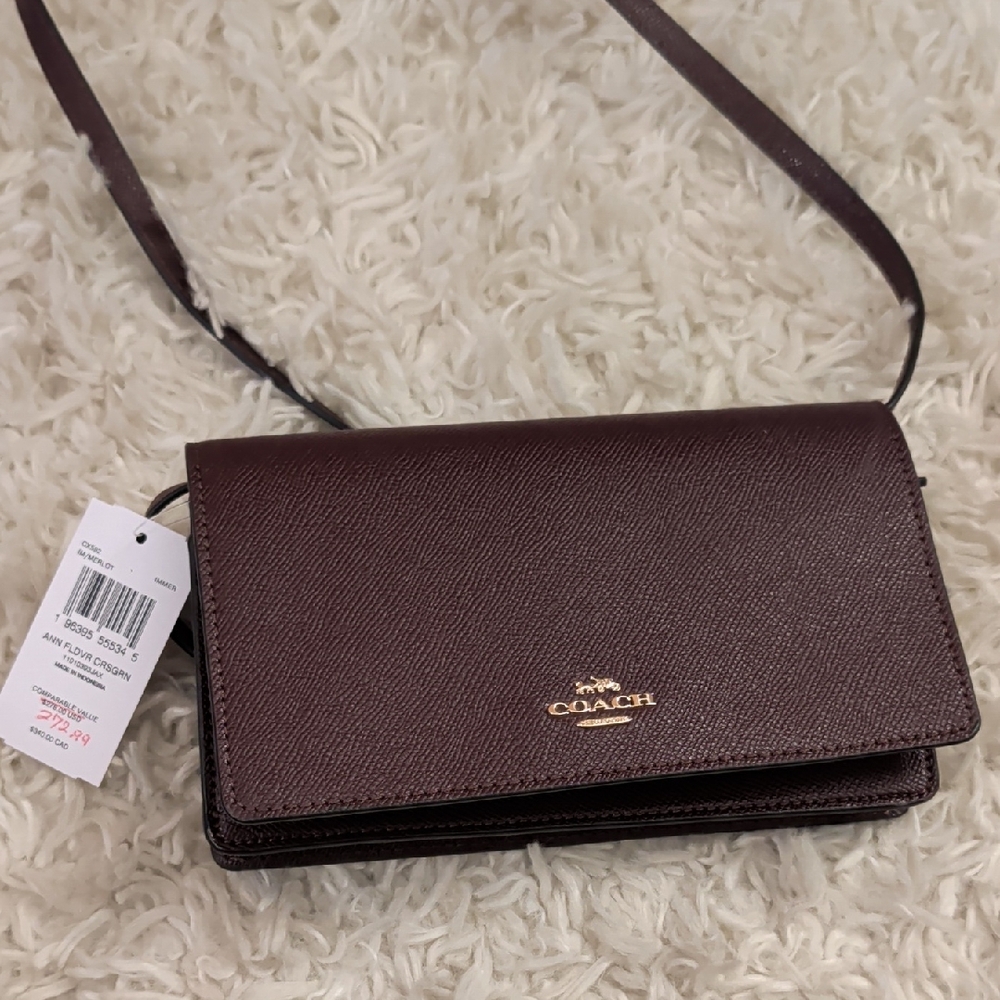 Coach Dark Burgundy Crossbody Bag